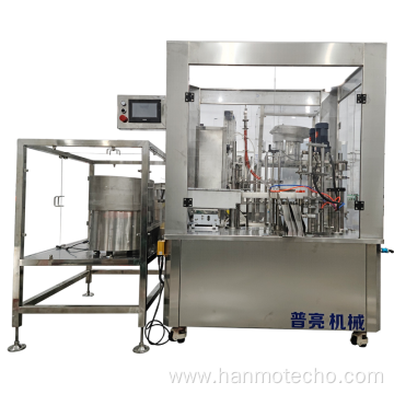 Automatic Test Tube Vial Filling Capping Labeling Machine